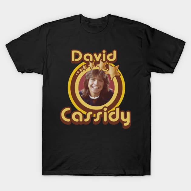 Star Tribute David Cassidy T-Shirt by szymkowski